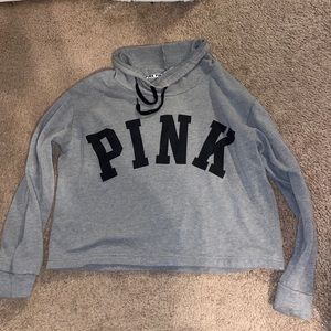 PINK cropped hoodie